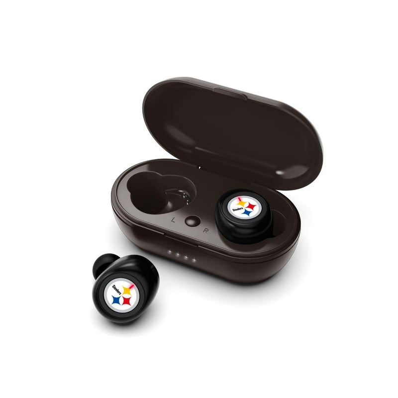 SOAR NFL True Wireless Earbuds, Pittsburgh Steelers - Image 1